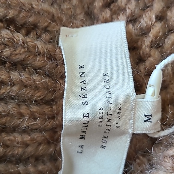 Nwt! Sezane serena jumper camel - Picture 7 of 7